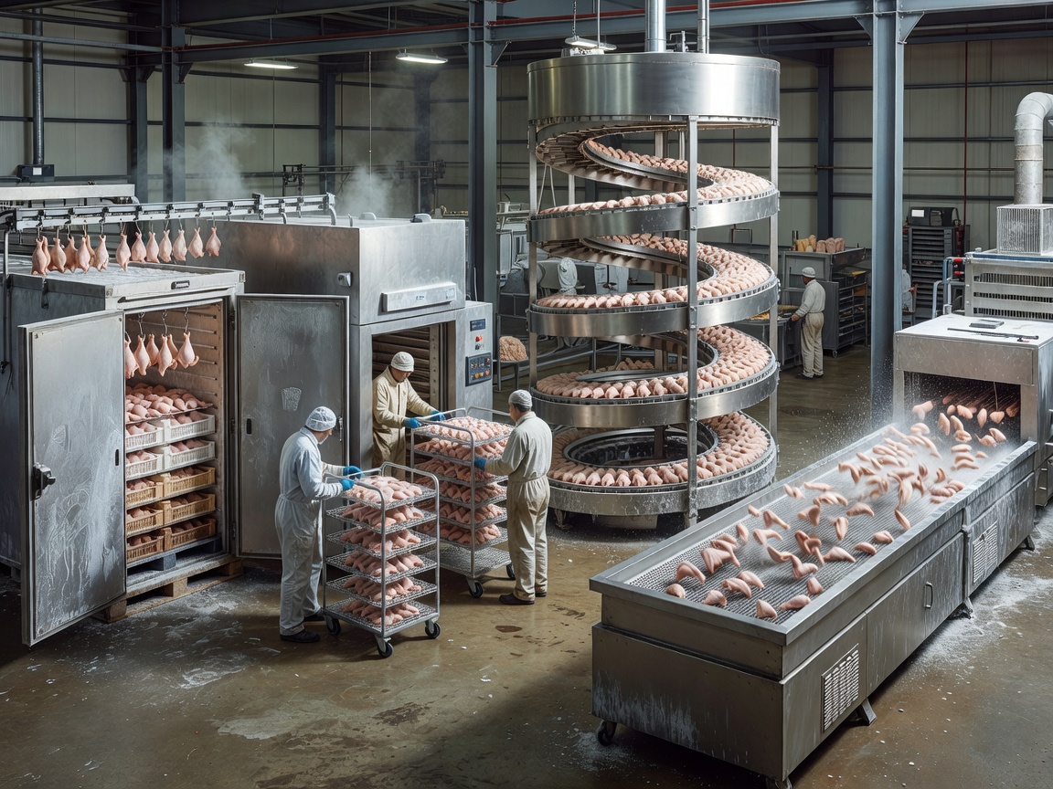 Blast freezer for poultry: how to choose the right system for your operation