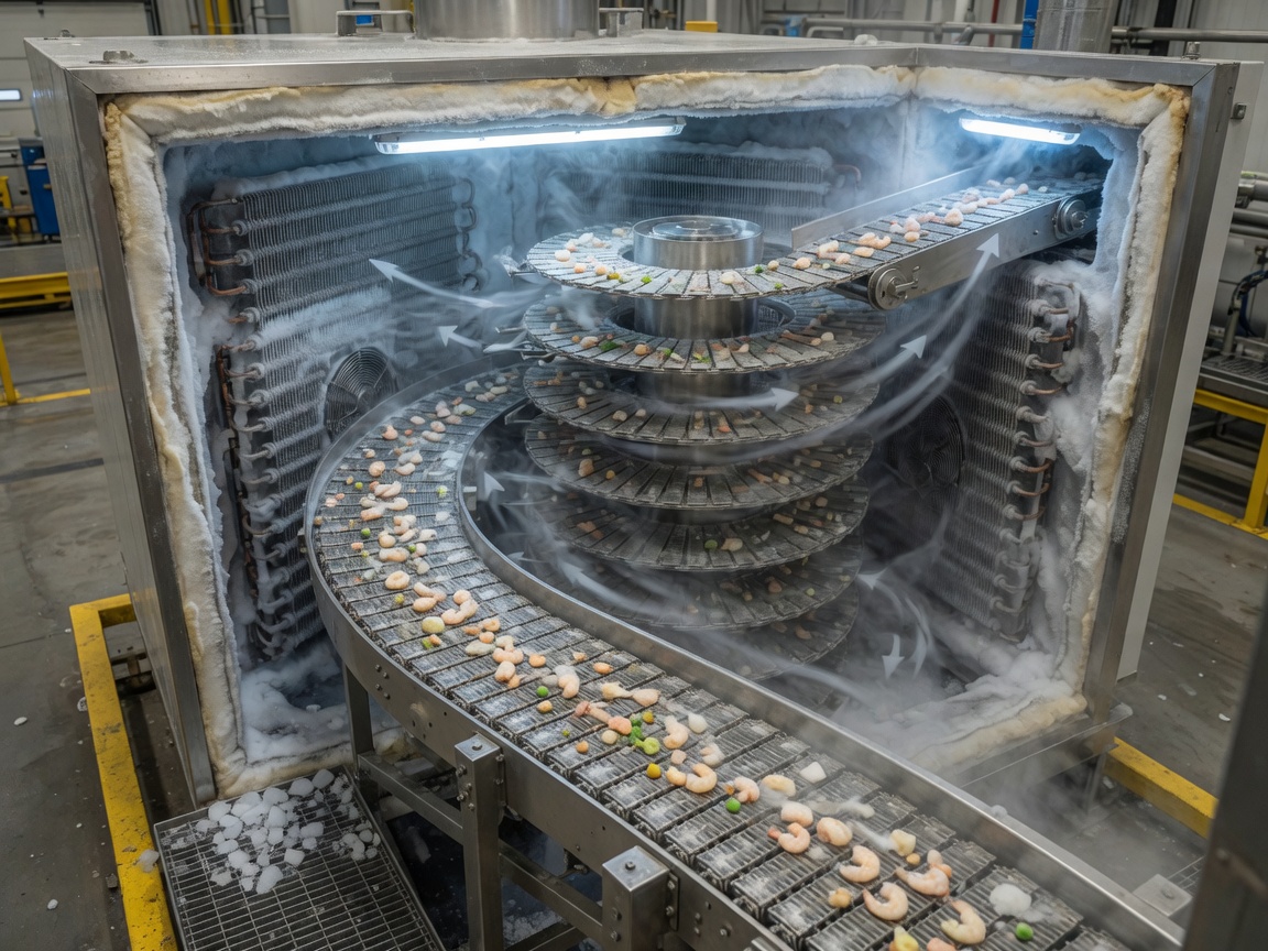 Spiral IQF freezer buyer's guide: how to choose the right system for your production line