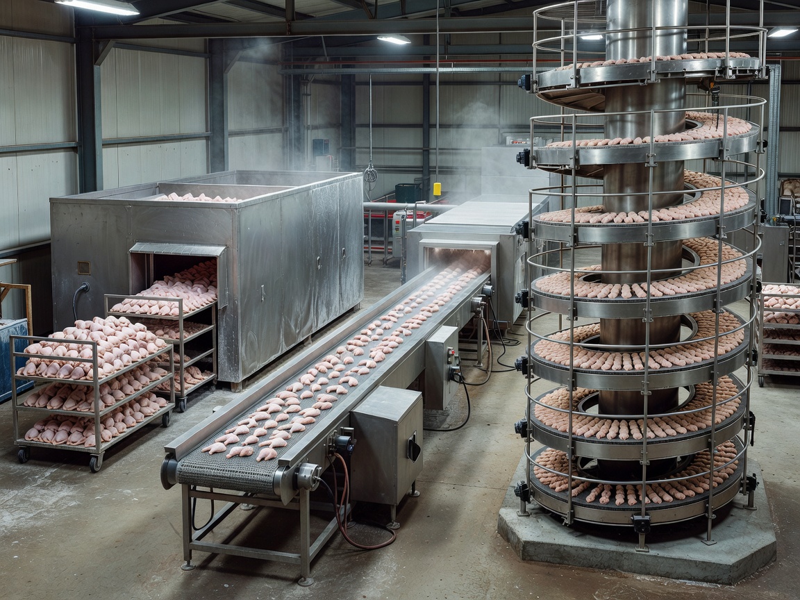 Blast freezer for chicken: how to choose the right unit for your business
