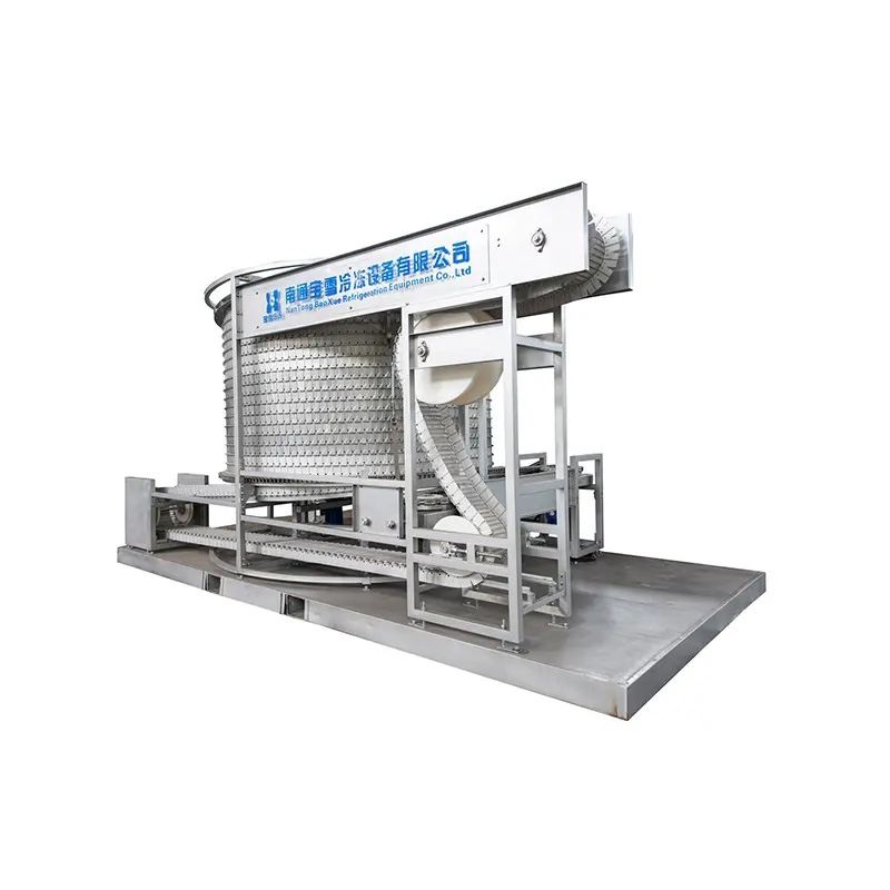 Self-stacking Spiral Freezer for Seafood, Fish, Poultry, Meat
