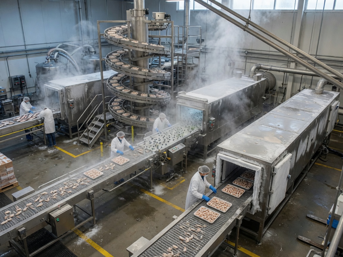 Tunnel freezer guide: how to choose the right system for your food processing line