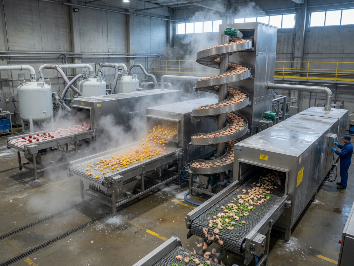 IQF blast freezer buying guide: how to choose the right system for your food processing line