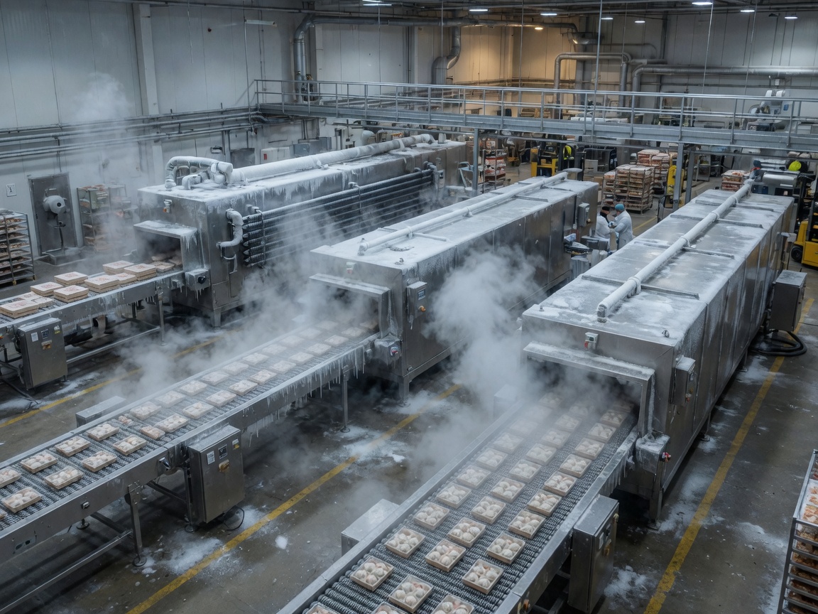 CO2 tunnel freezer guide: how to choose the right system for your food processing line