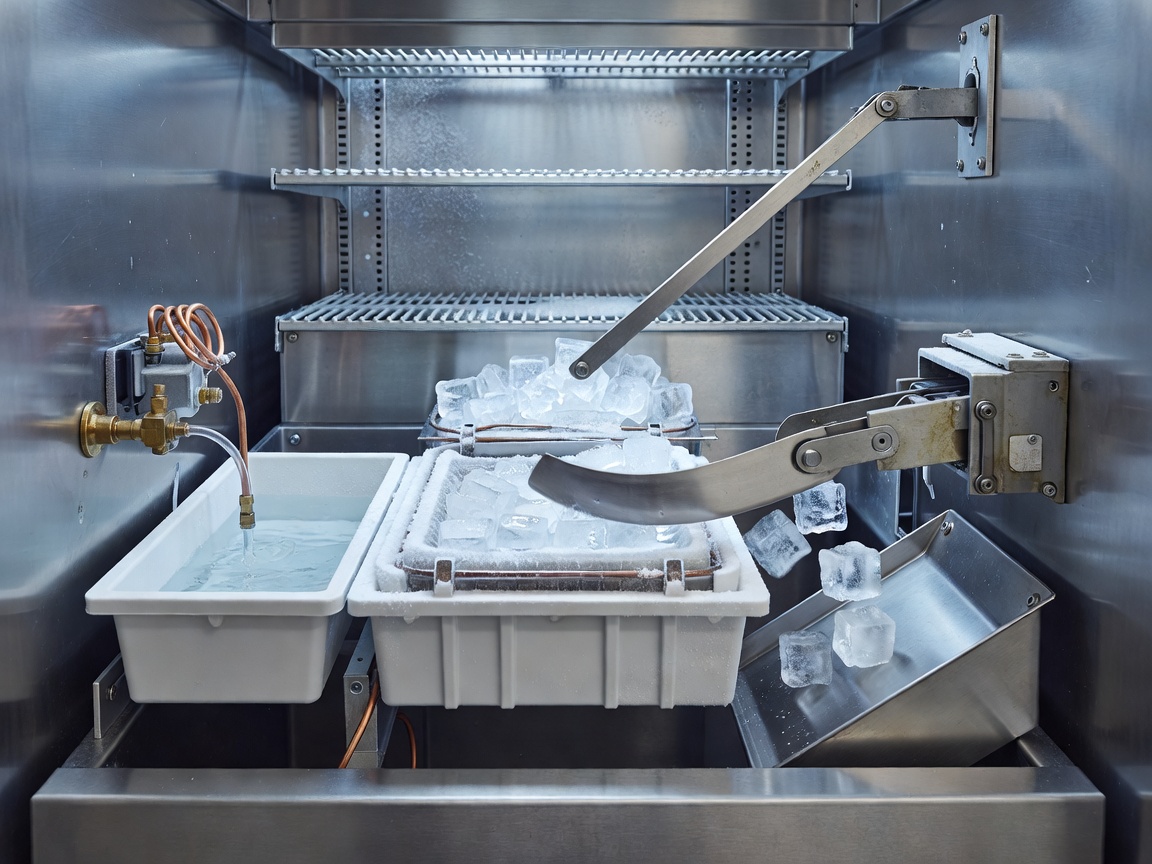 Ice machine in freezer: how it works, common problems, and repair guide