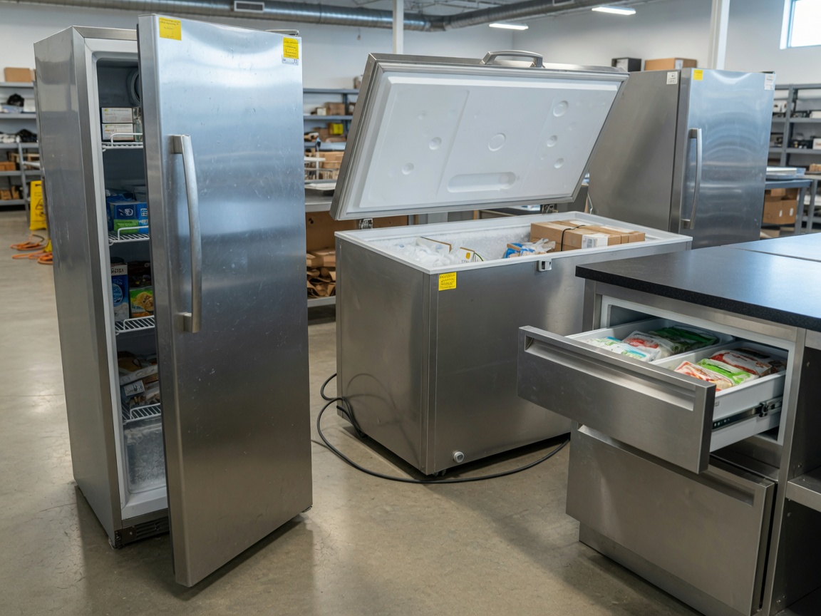 Stainless steel freezer buying guide: types, sizes, and key features to consider