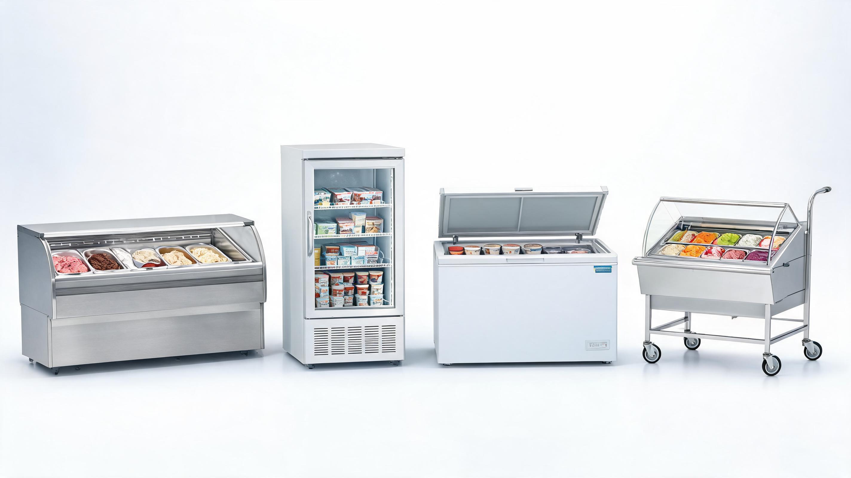 Commercial Ice Cream Freezer Buying Guide: Types, Sizes & Key Features Compared