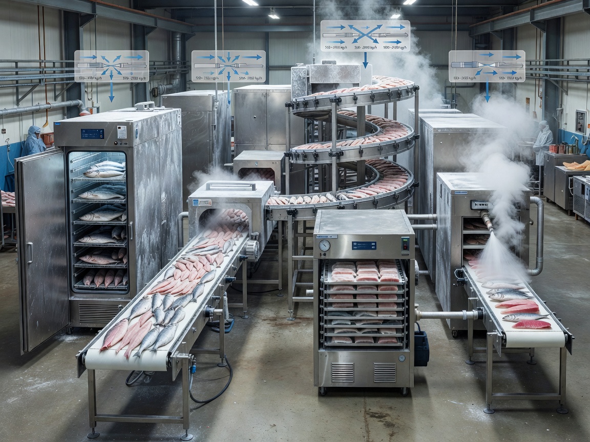Blast freezer for fish: how to choose the right model for your seafood business