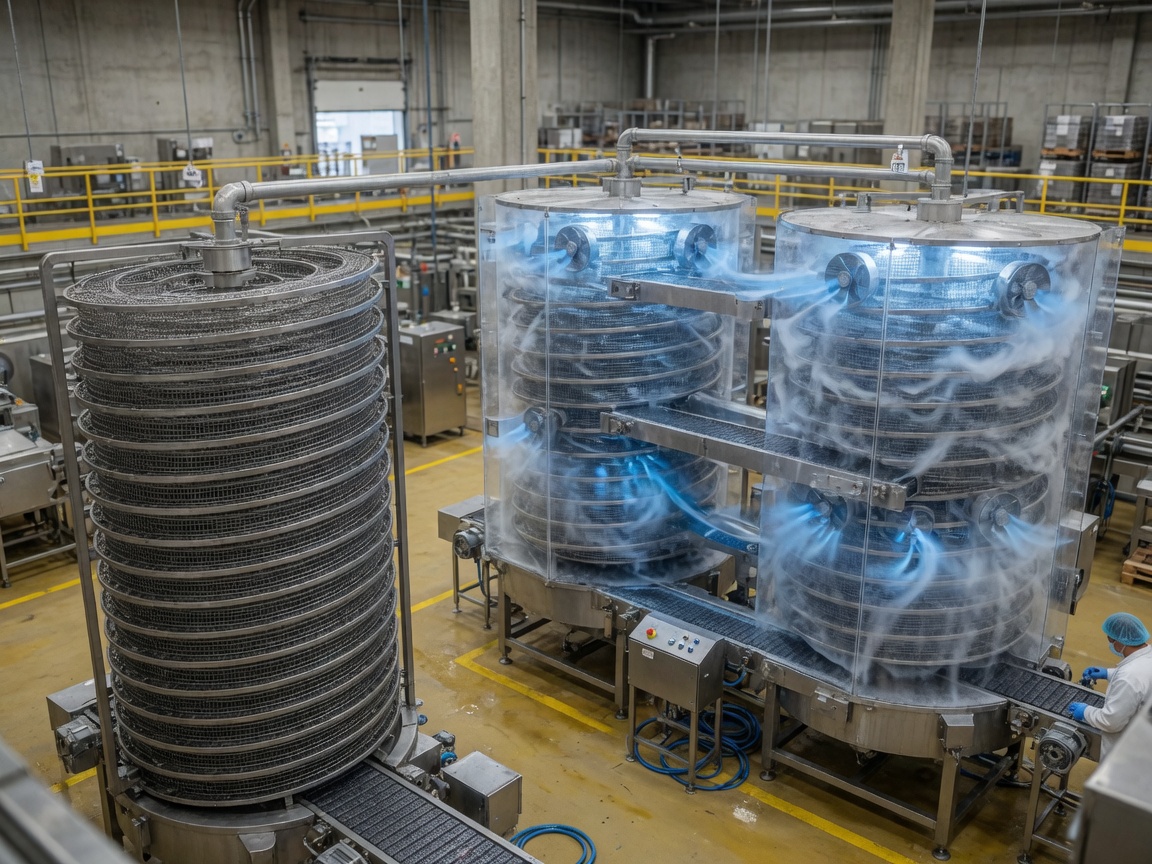 Self stacking spiral freezer: buyer's guide to types, capacity & energy efficiency