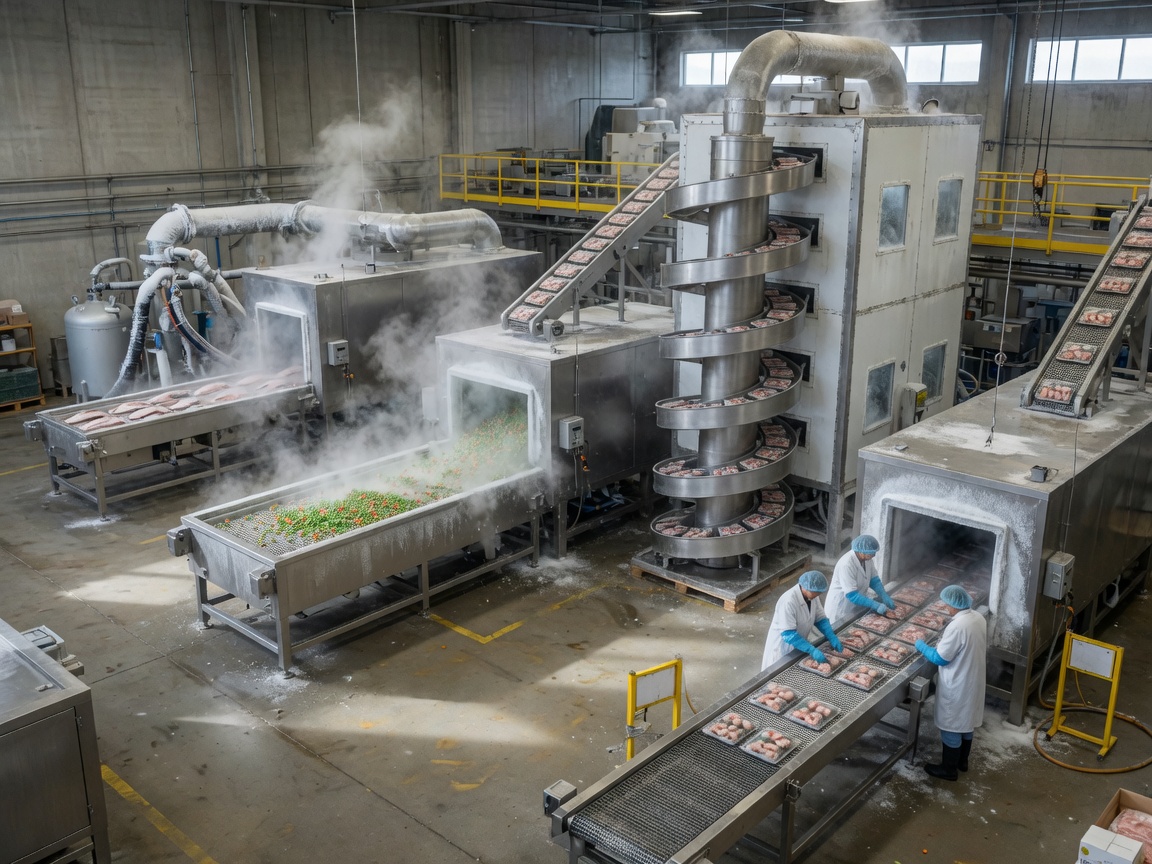 Individual quick freezer guide: how to choose the right IQF system for your food processing line