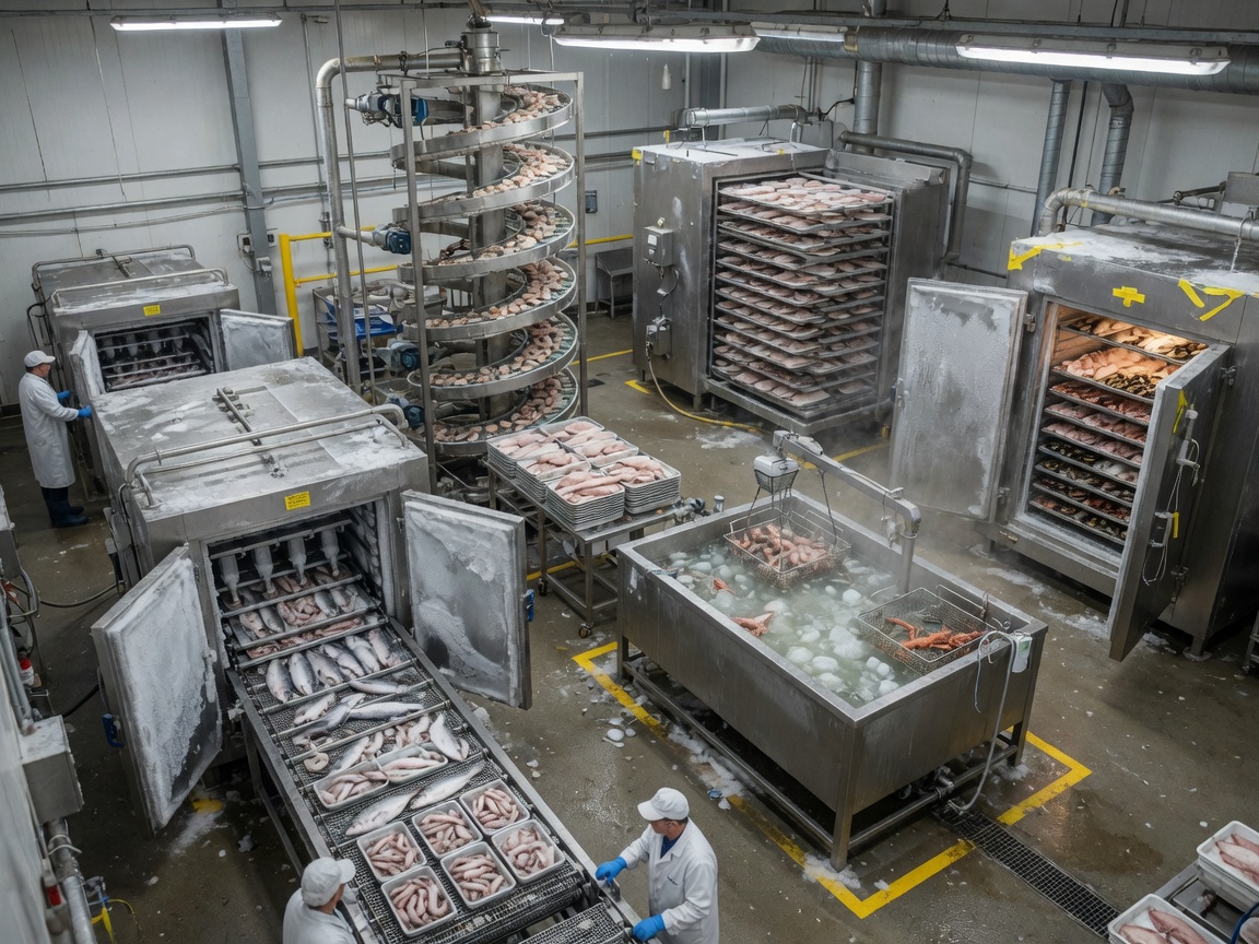 Seafood blast freezer guide: how to choose the right unit for your facility