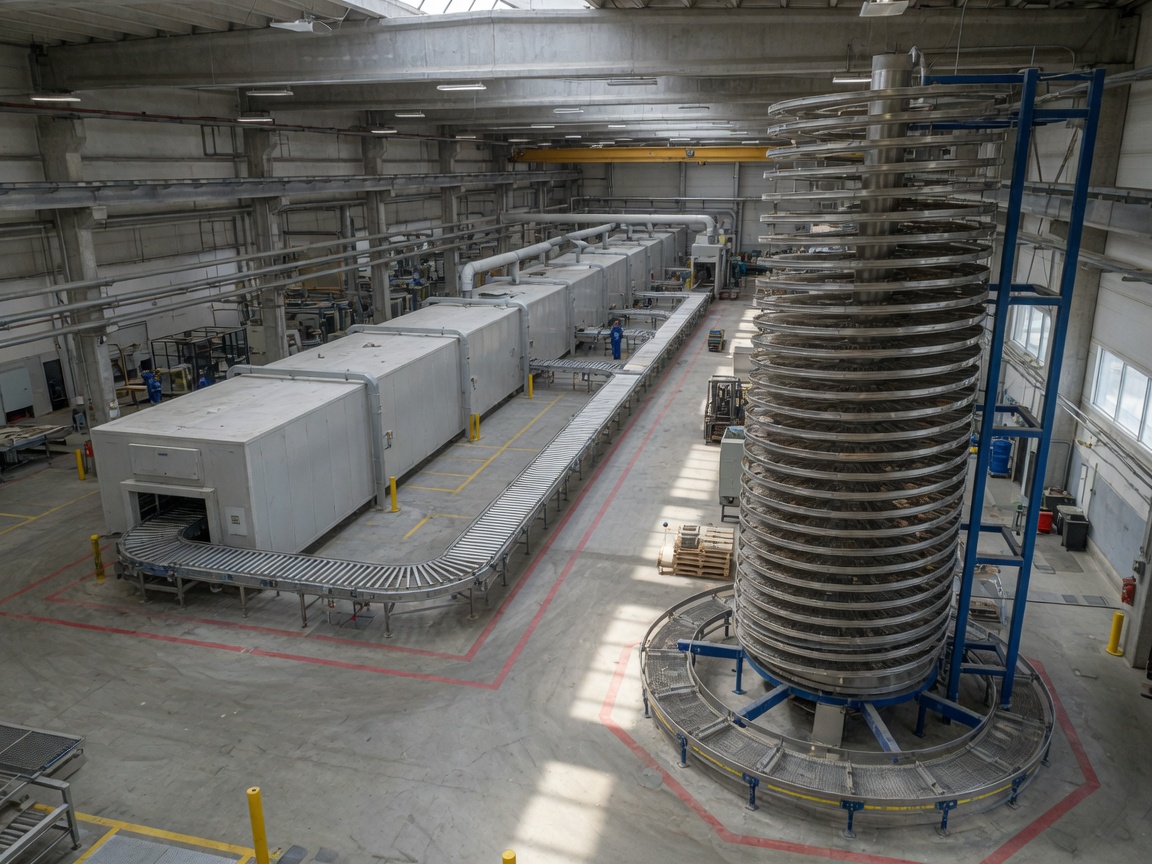 Spiral coolers guide: how to choose the right system for your production line