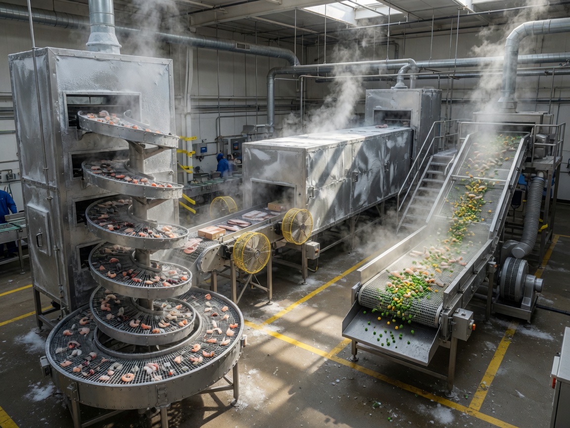 Conveyor freezer buying guide: how to choose the right system for your food processing line
